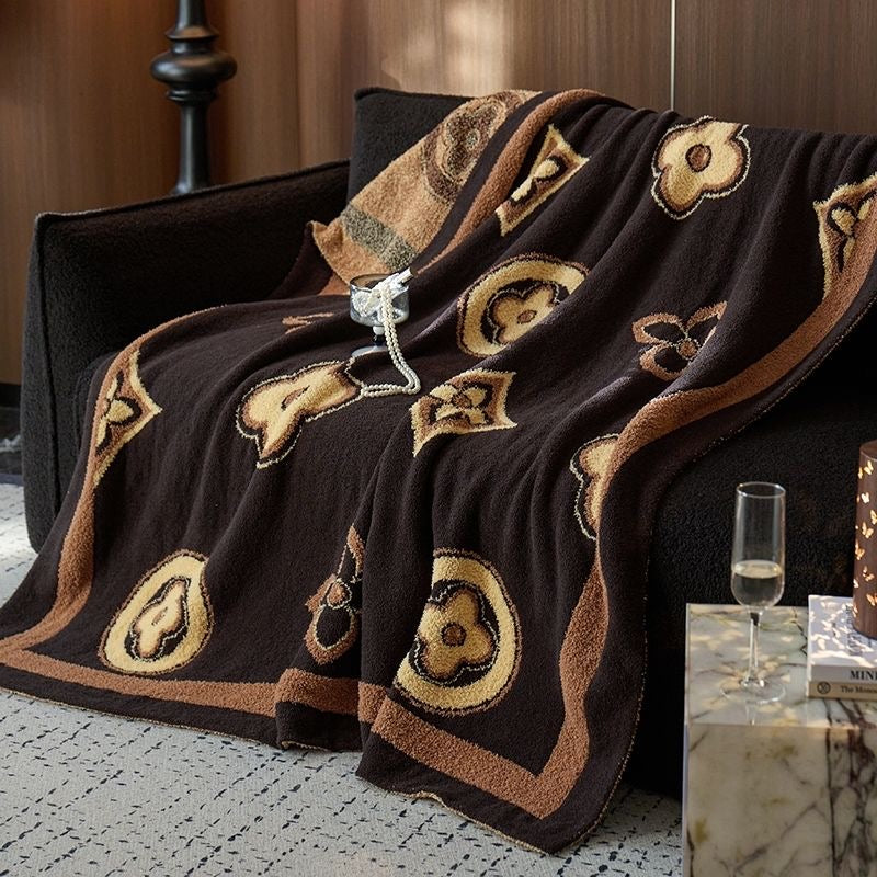 Modern Home Decorative Soft Knit Throw Blacket for Sofa & Nap