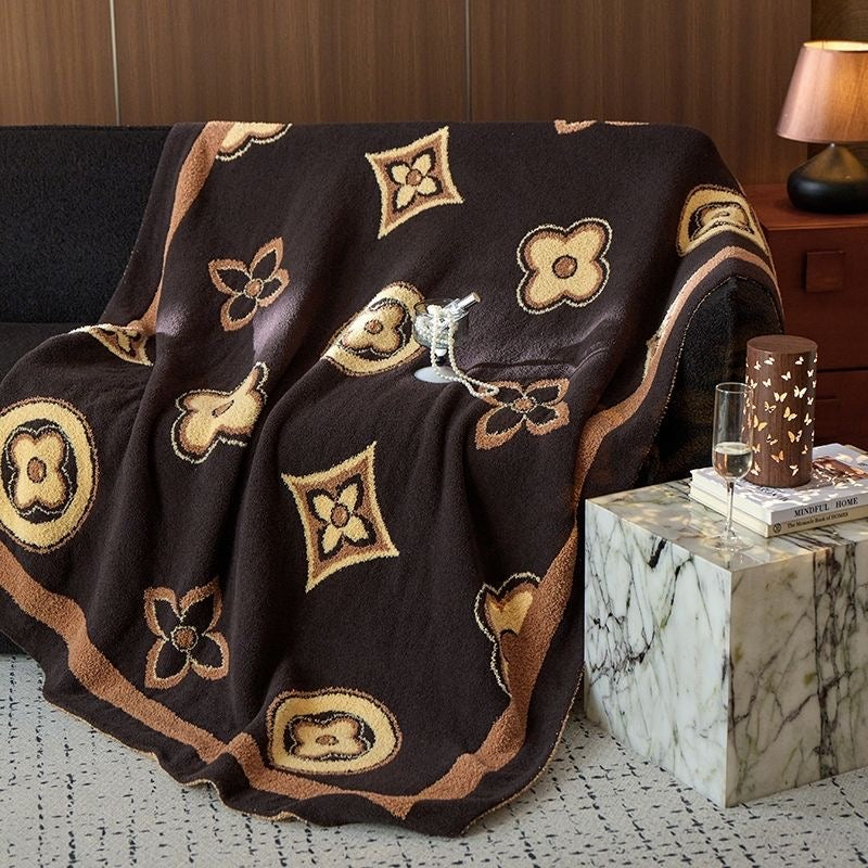 Modern Home Decorative Soft Knit Throw Blacket for Sofa & Nap