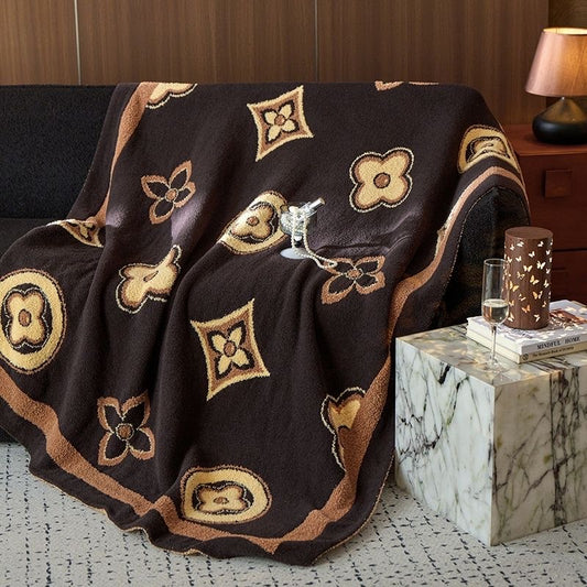 Modern Home Decorative Soft Knit Throw Blacket for Sofa & Nap