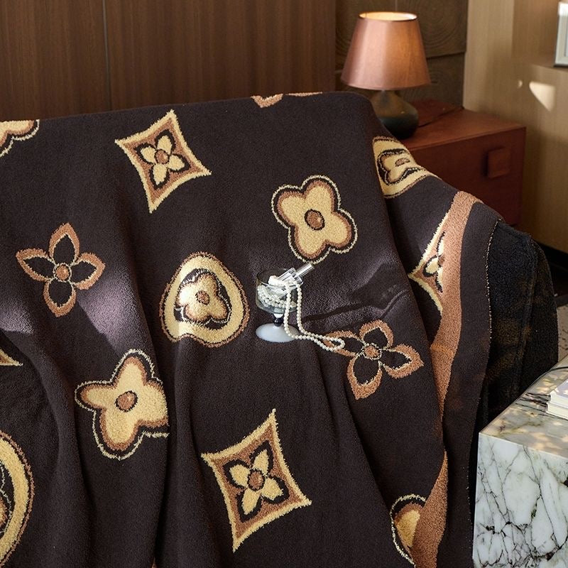 Modern Home Decorative Soft Knit Throw Blacket for Sofa & Nap