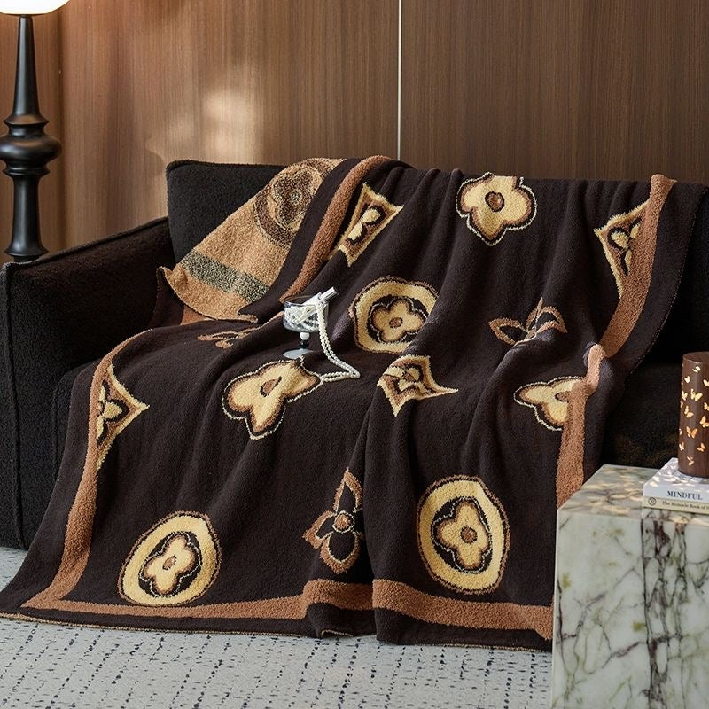 Modern Home Decorative Soft Knit Throw Blacket for Sofa & Nap