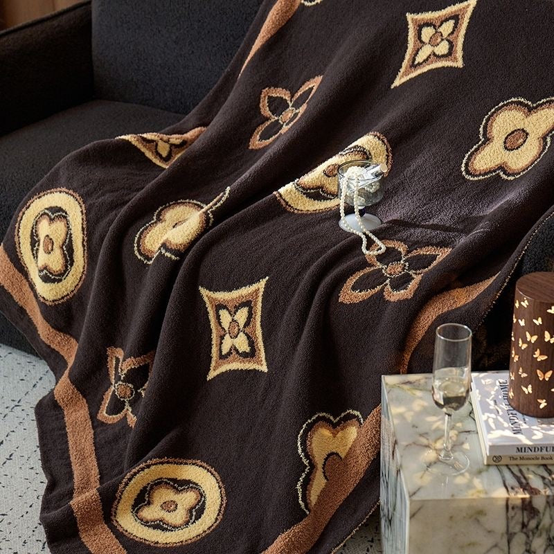 Modern Home Decorative Soft Knit Throw Blacket for Sofa & Nap