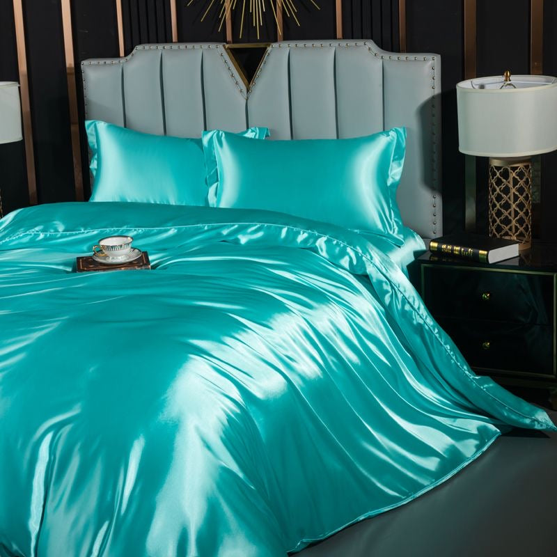 Luxury Cooling Silk Double-Sided Ice Silk Ultra Smooth Bedding Set